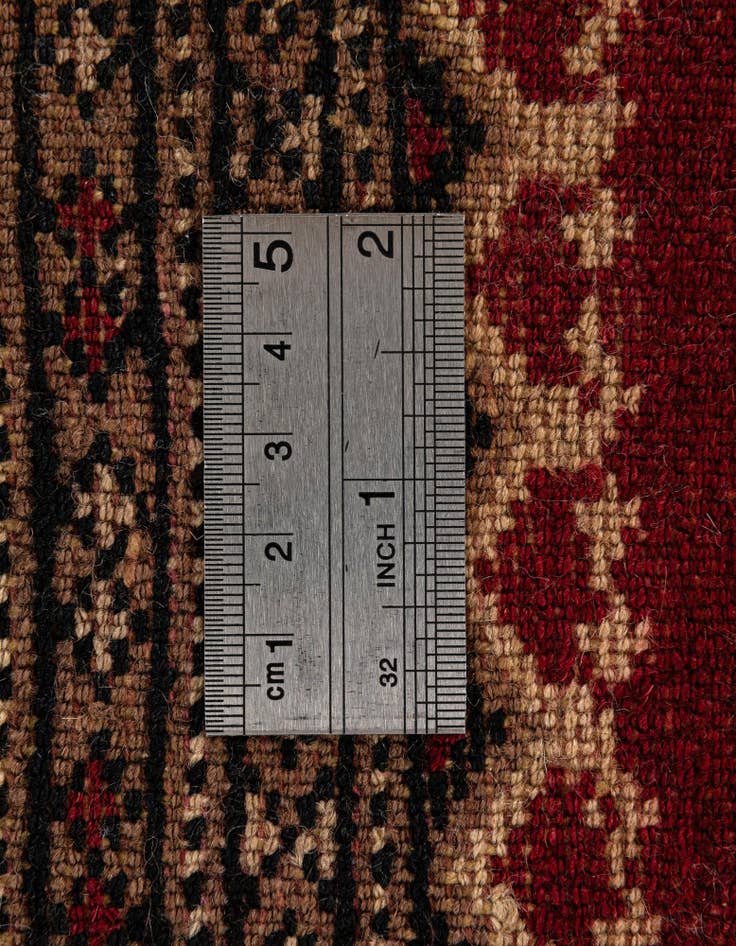 Detail image of  4' 2 x 6' 7  Hand Knotted Bokhara Oriental Wool Rug