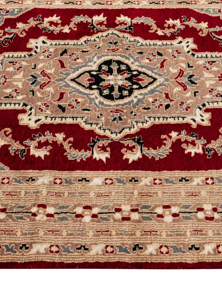 Detail image of  4' 2 x 6' 6  Hand Knotted Bokhara Oriental Rug