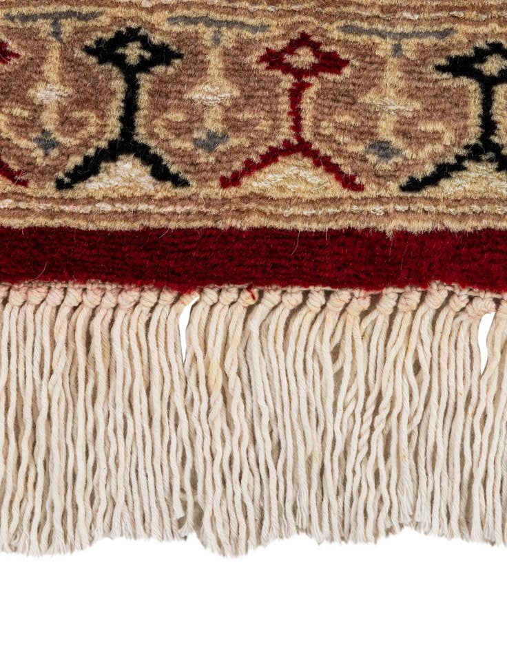 Detail image of  4' 2 x 6' 6  Hand Knotted Bokhara Oriental Rug
