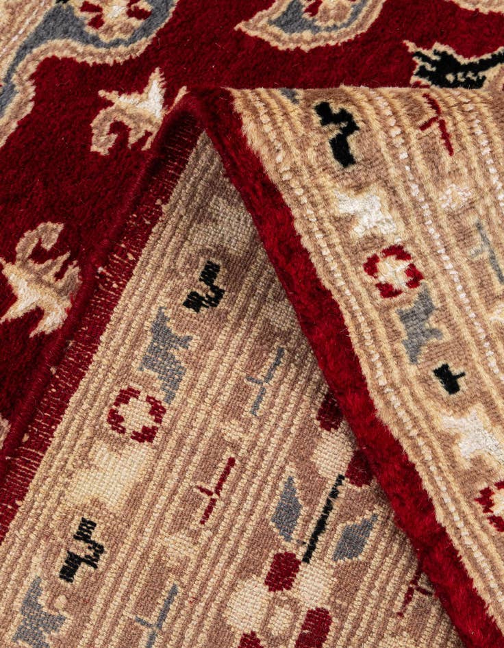 Detail image of  4' 2 x 6' 6  Hand Knotted Bokhara Oriental Rug