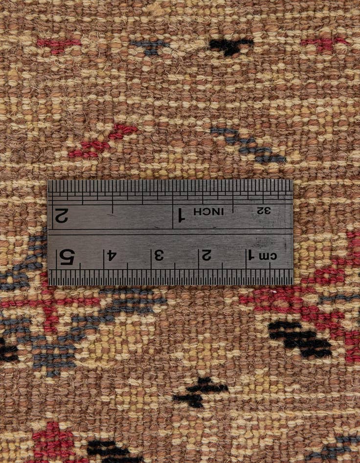 Detail image of  4' 4 x 6' 1  Hand Knotted Bokhara Oriental Wool Rug