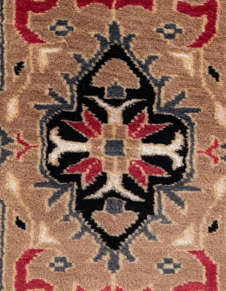 Detail image of  4' 4 x 6' 1  Hand Knotted Bokhara Oriental Wool Rug