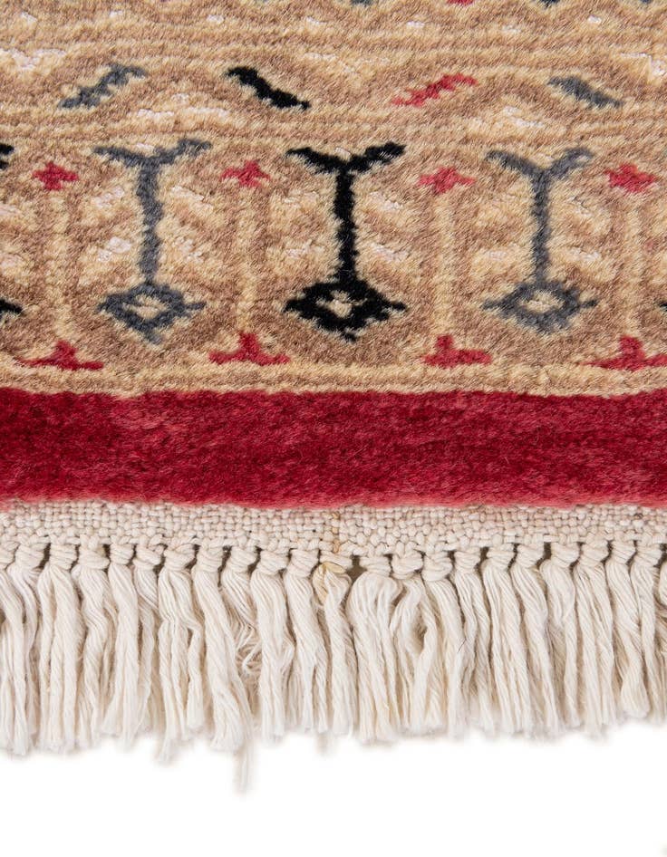 Detail image of  4' 4 x 6' 1  Hand Knotted Bokhara Oriental Wool Rug