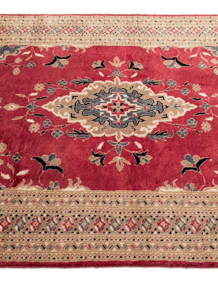 Detail image of  4' 4 x 5' 10  Hand Knotted Bokhara Oriental Rug