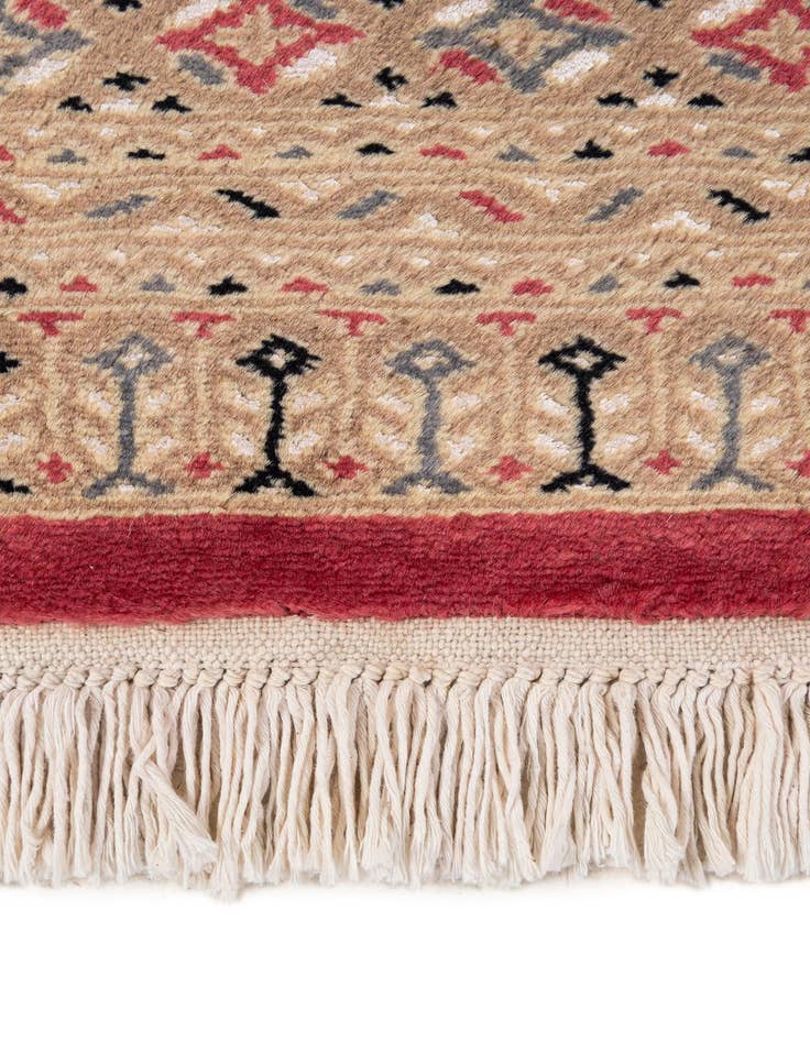 Detail image of  4' 4 x 5' 10  Hand Knotted Bokhara Oriental Rug