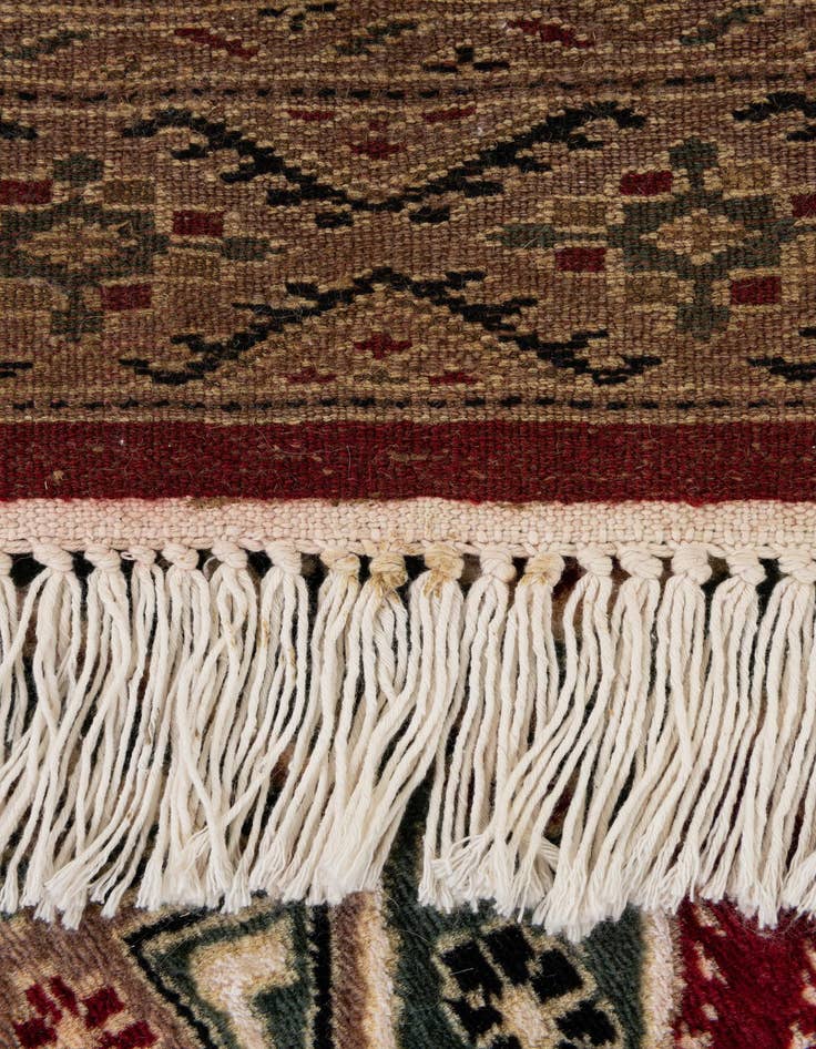 Detail image of  4' 3 x 6'  Hand Knotted Bokhara Oriental Rug