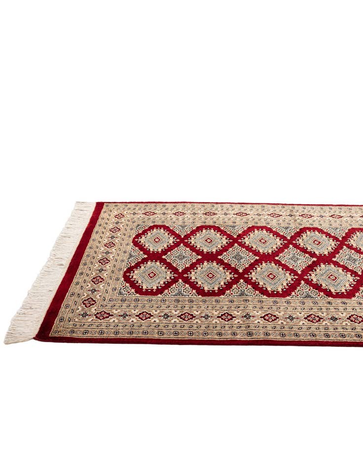 Detail image of  4' 4 x 6' 1  Hand Knotted Bokhara Oriental Rug