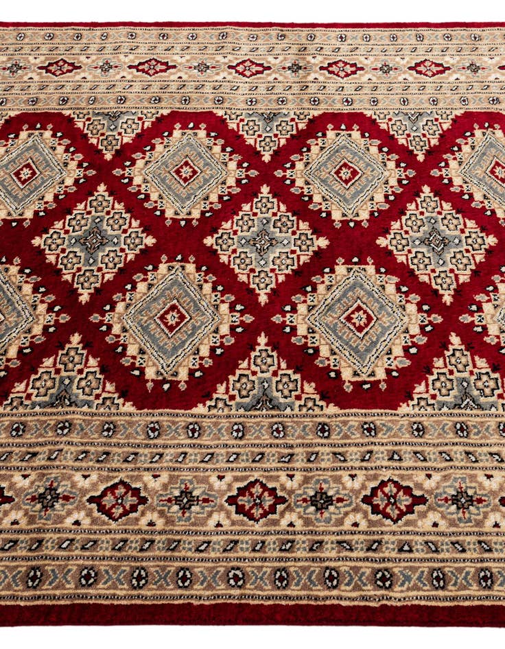 Detail image of  4' 4 x 6' 1  Hand Knotted Bokhara Oriental Rug