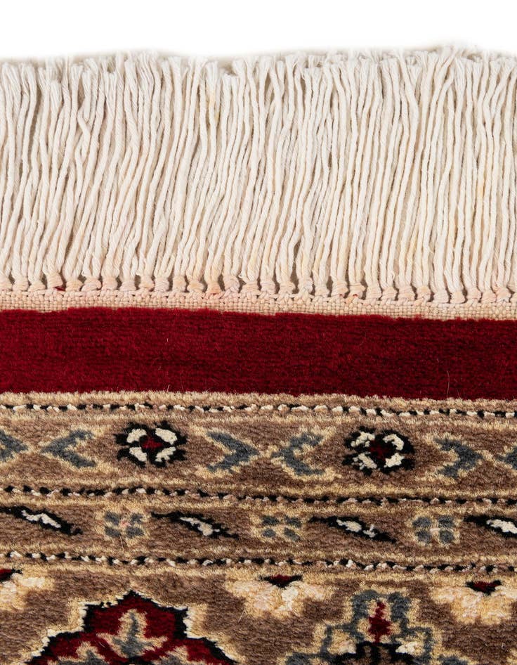 Detail image of  4' 4 x 6' 1  Hand Knotted Bokhara Oriental Rug