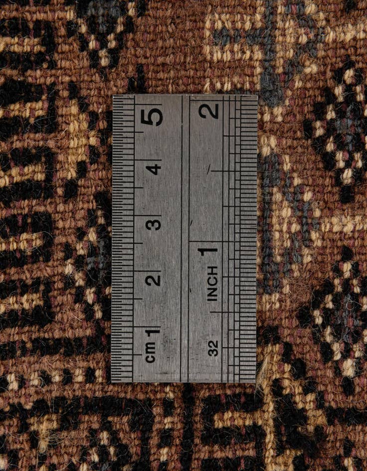 Detail image of  5' 1 x 8' 8  Hand Knotted Bokhara Oriental Wool Rug