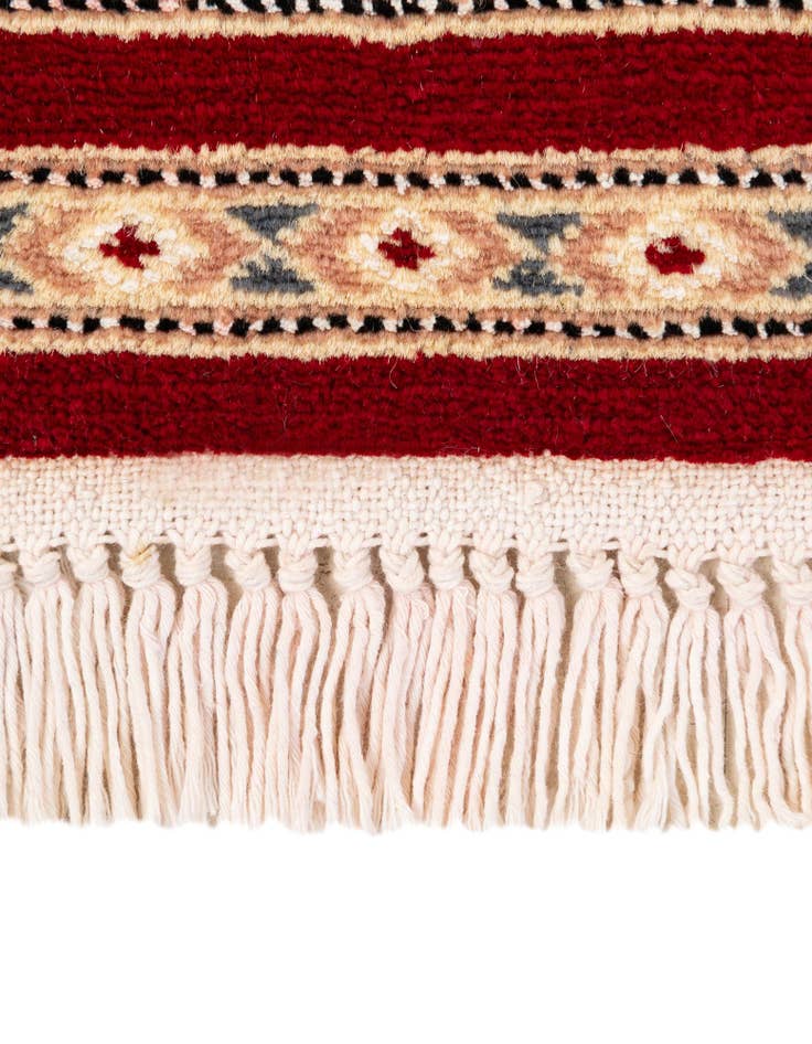 Detail image of  4' 3 x 6'  Hand Knotted Bokhara Rug