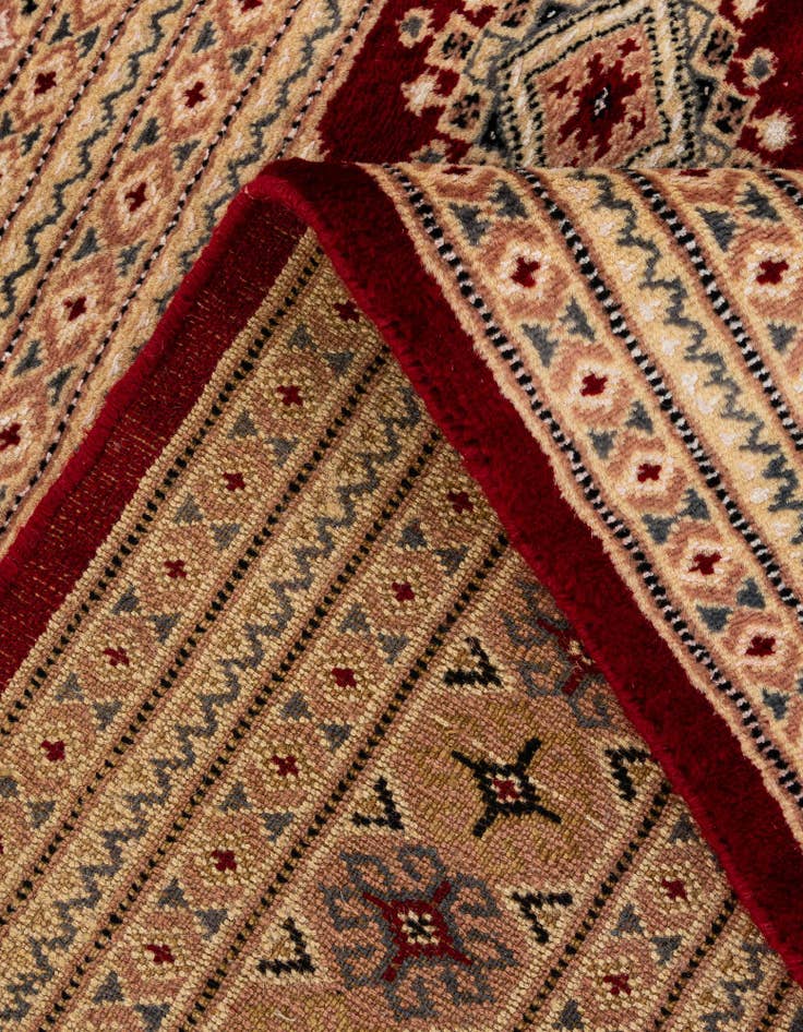 Detail image of  4' 3 x 6'  Hand Knotted Bokhara Rug