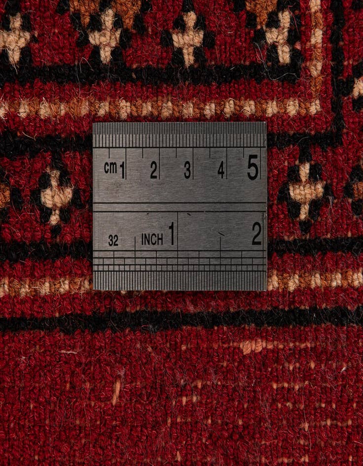 Detail image of  2' x 3'  Hand Knotted Bokhara Wool Rug