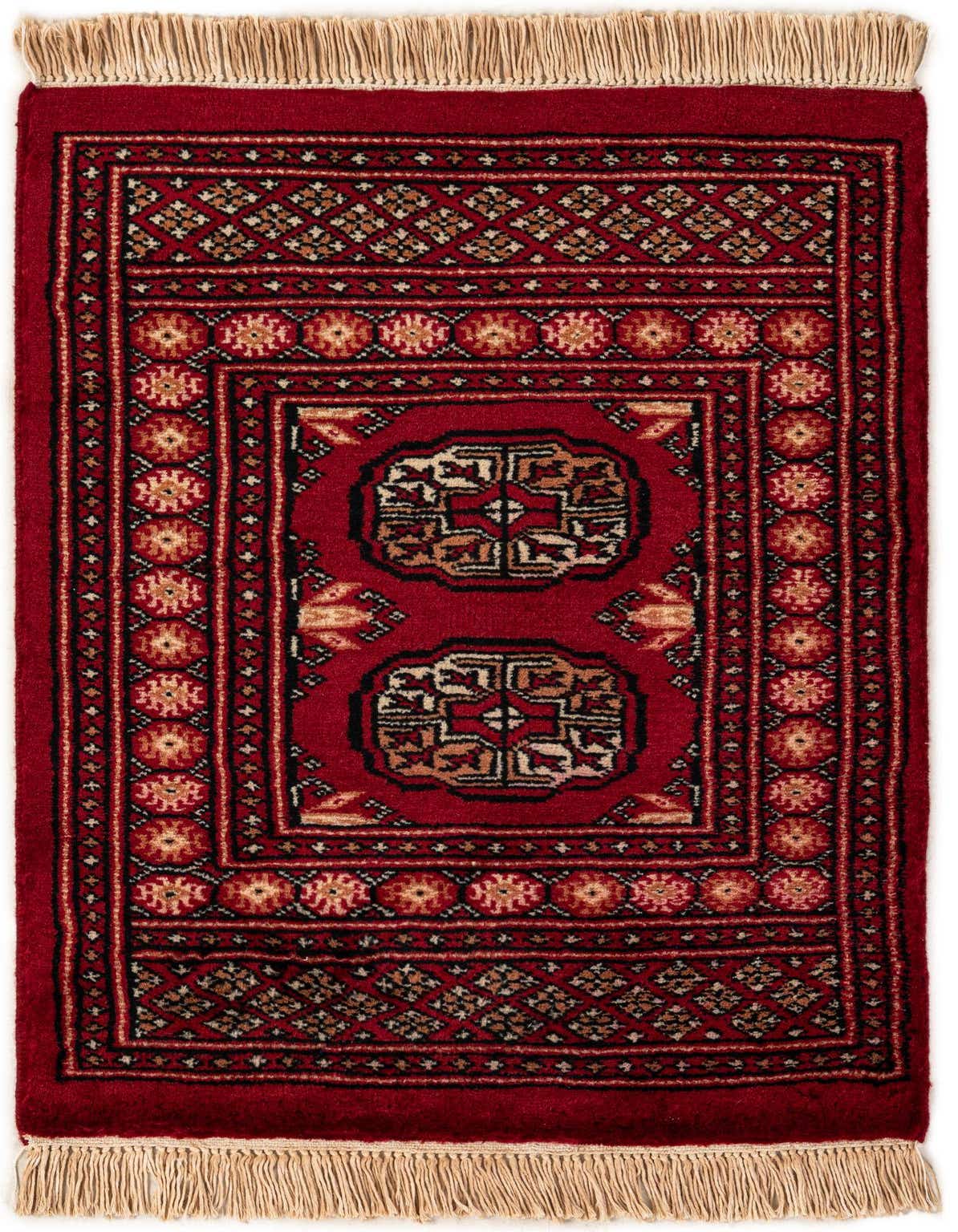 Primary image  2' x 3'  Hand Knotted Bokhara Wool Rug