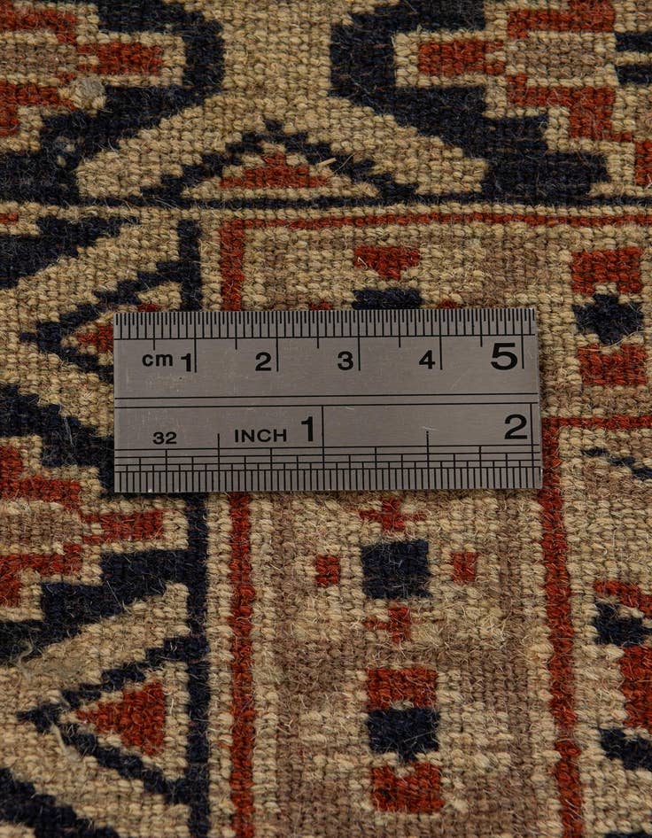 Detail image of  2' 8 x 4' 1  Hand Knotted Bokhara Oriental Wool Rug