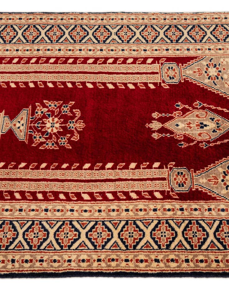 Detail image of  2' 8 x 4' 1  Hand Knotted Bokhara Oriental Wool Rug