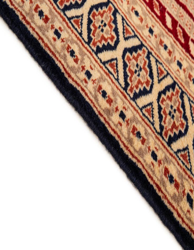 Detail image of  2' 8 x 4' 1  Hand Knotted Bokhara Oriental Wool Rug