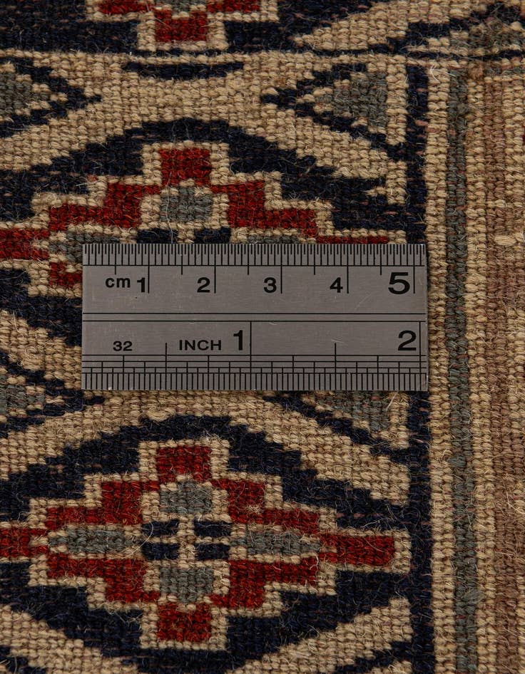 Detail image of  2' 8 x 3' 11  Hand Knotted Bokhara Oriental Wool Rug