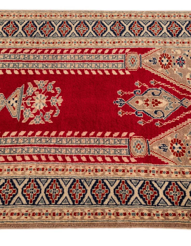 Detail image of  2' 8 x 3' 11  Hand Knotted Bokhara Oriental Wool Rug