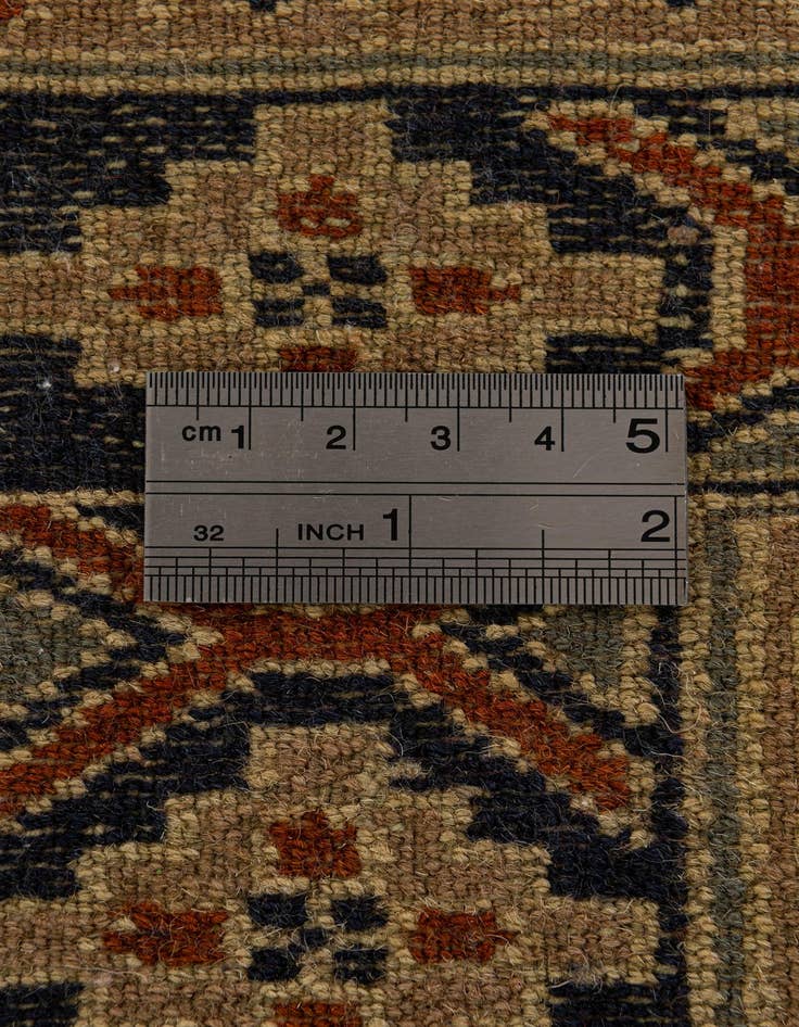 Detail image of  2' 7 x 4' 8  Hand Knotted Bokhara Oriental Wool Rug