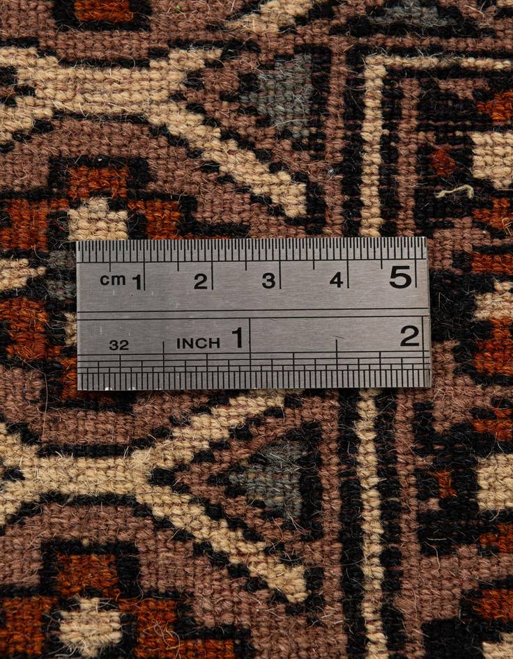 Detail image of  2' 7 x 4' 7  Hand Knotted Bokhara Oriental Wool Rug