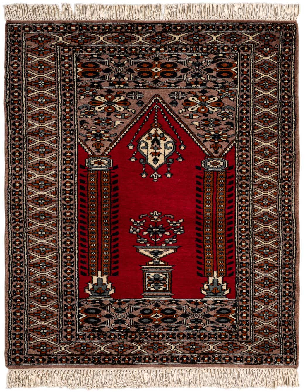 Primary image  2' 7 x 4' 6  Hand Knotted Bokhara Oriental Wool Rug