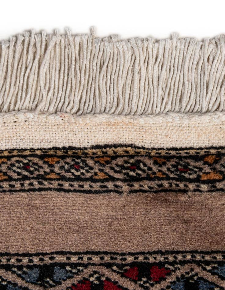 Detail image of  8' 5 x 11'  Hand Knotted Bokhara Oriental Wool Rug