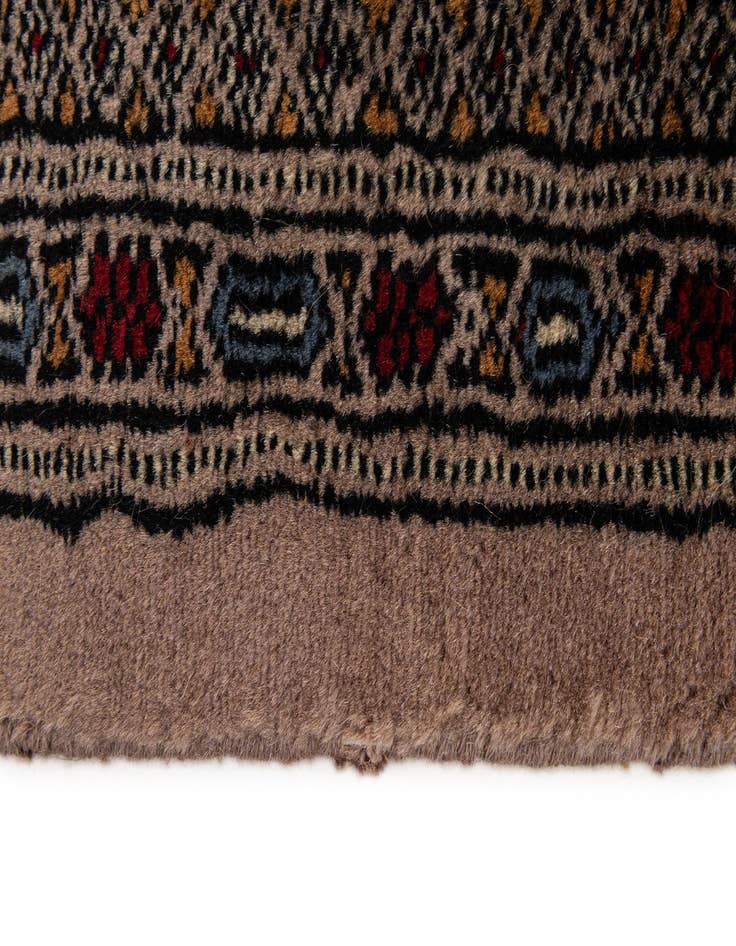 Detail image of  8' 5 x 11'  Hand Knotted Bokhara Oriental Wool Rug