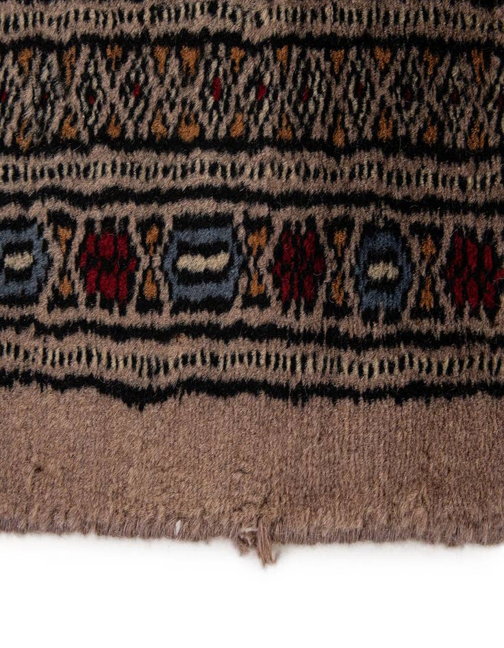 Detail image of  8' 5 x 11'  Hand Knotted Bokhara Oriental Wool Rug