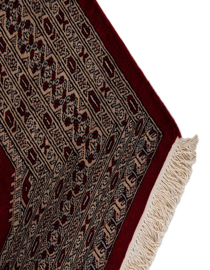 Detail image of  8' 2 x 11'  Hand Knotted Bokhara Wool Rug