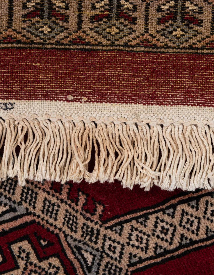Detail image of  8' 2 x 11'  Hand Knotted Bokhara Wool Rug