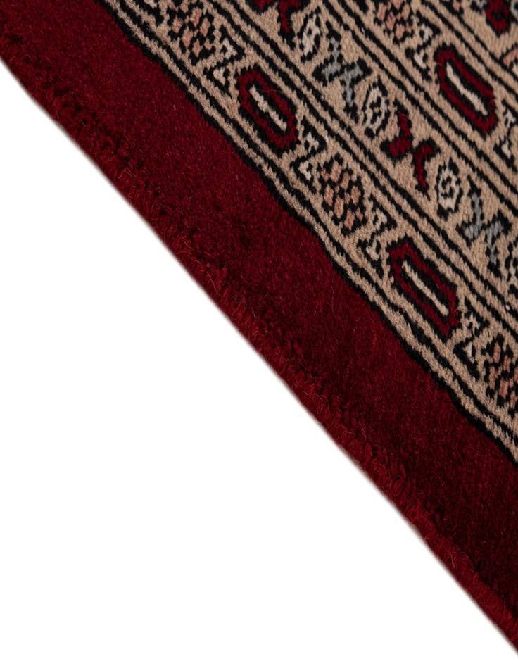 Detail image of  8' 2 x 11'  Hand Knotted Bokhara Wool Rug