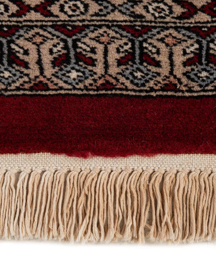 Detail image of  8' 2 x 11'  Hand Knotted Bokhara Wool Rug