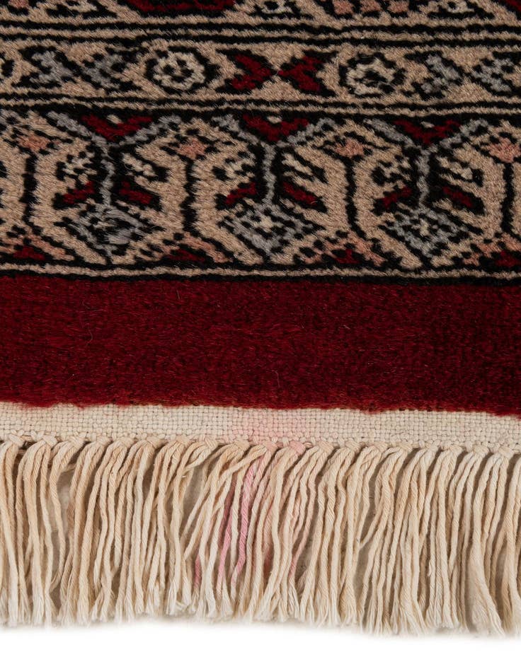 Detail image of  8' 2 x 11'  Hand Knotted Bokhara Wool Rug