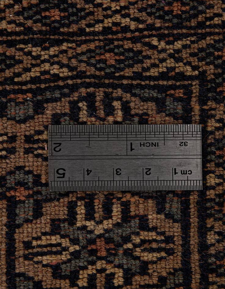 Detail image of  8' 5 x 10' 7  Hand Knotted Bokhara Oriental Wool Rug