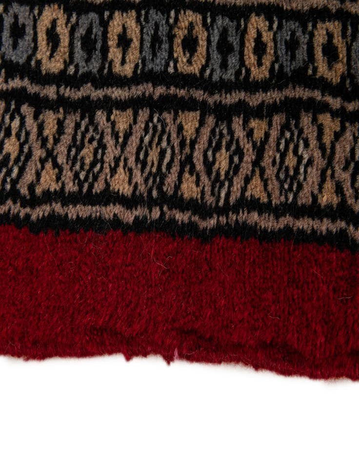 Detail image of  8' x 10' 11  Hand Knotted Bokhara Oriental Wool Rug