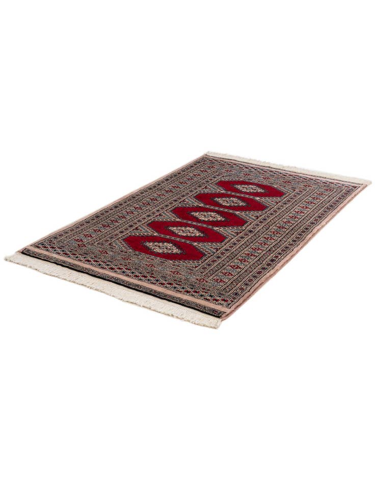 Detail image of  3' 1 x 4' 9  Hand Knotted Bokhara Oriental Wool Rug