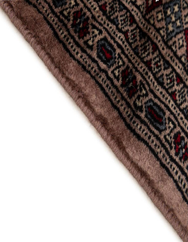 Detail image of  3' 1 x 4' 9  Hand Knotted Bokhara Oriental Wool Rug