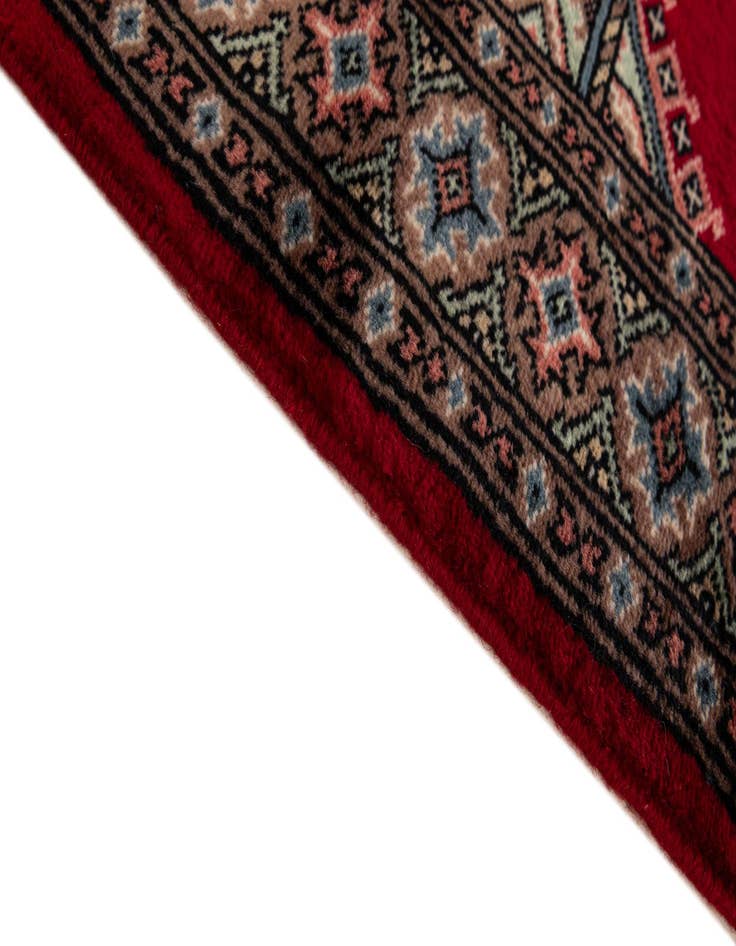 Detail image of  3' x 5' 5  Hand Knotted Bokhara Oriental Wool Rug