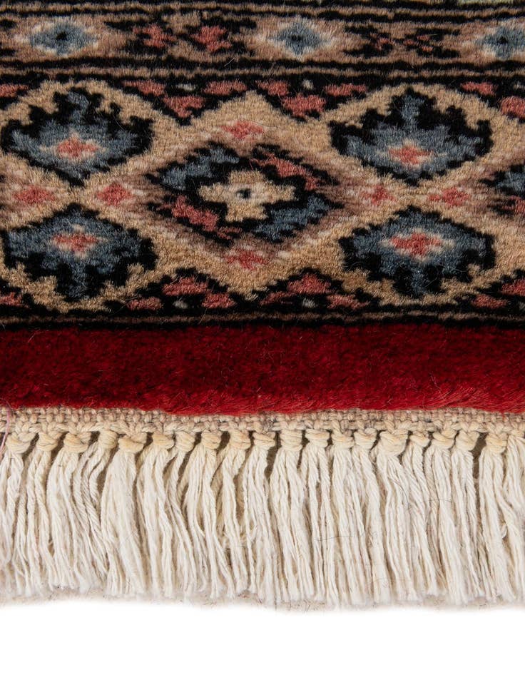 Detail image of  3' x 5' 5  Hand Knotted Bokhara Oriental Wool Rug
