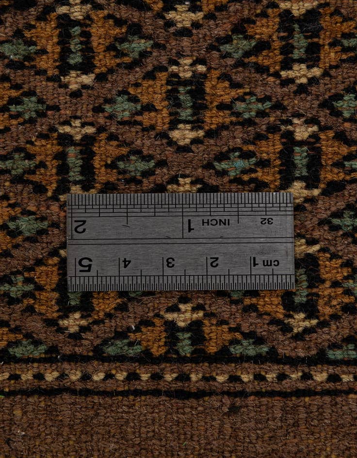 Detail image of  4' 3 x 6'  Hand Knotted Bokhara Oriental Wool Rug