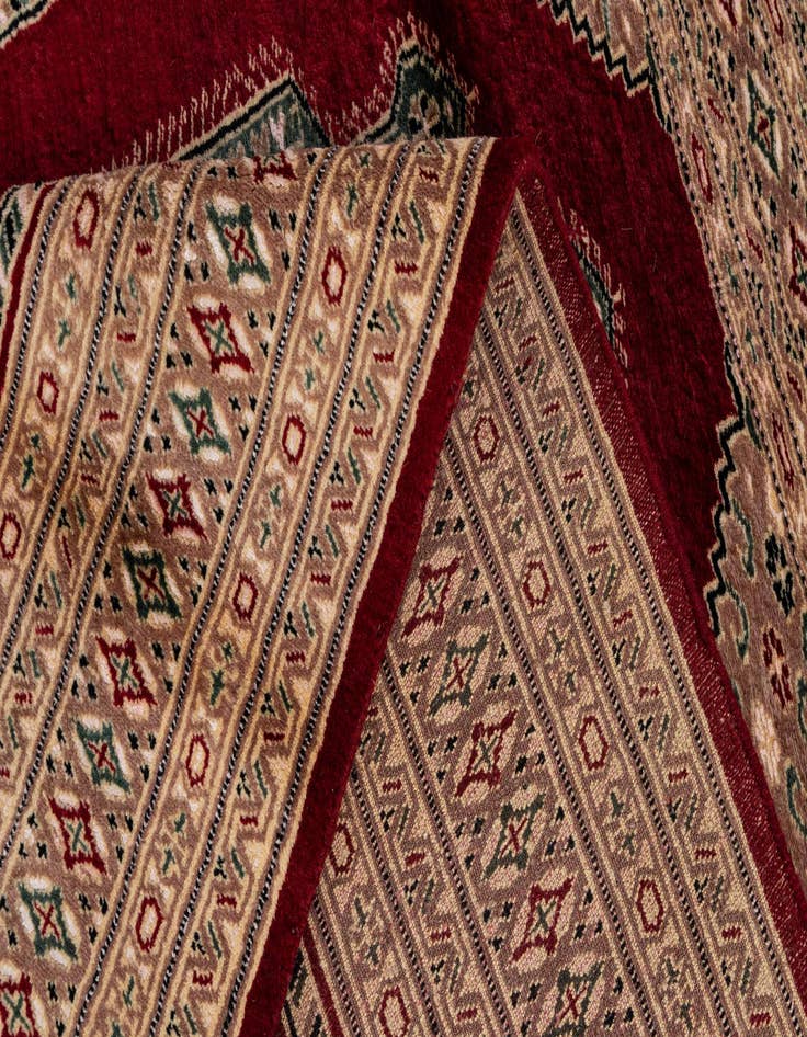 Detail image of  4' 4 x 6' 2  Hand Knotted Bokhara Rug