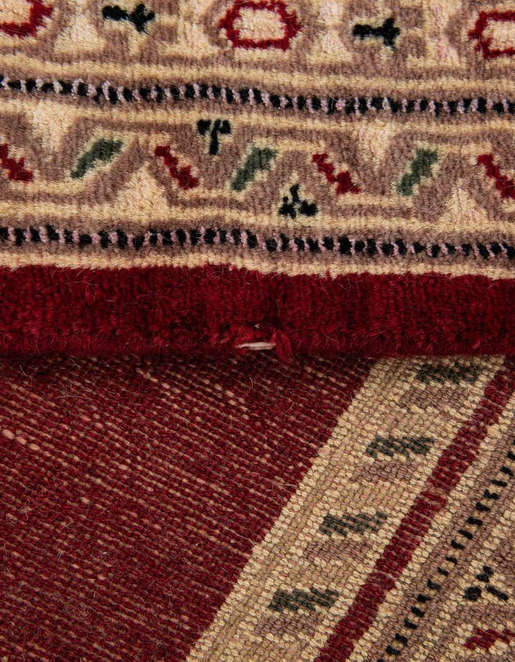 Detail image of  4' 2 x 6' 2  Hand Knotted Bokhara Oriental Rug
