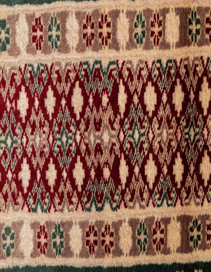 Detail image of  4' 2 x 6' 2  Hand Knotted Bokhara Oriental Rug