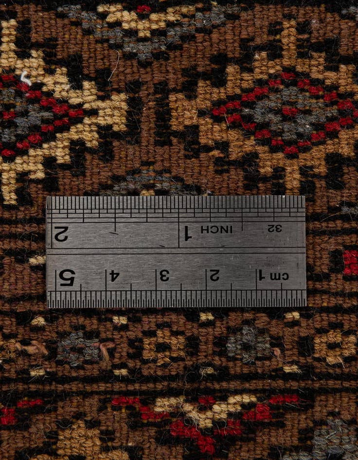 Detail image of  3' x 5' 1  Hand Knotted Bokhara Oriental Wool Rug