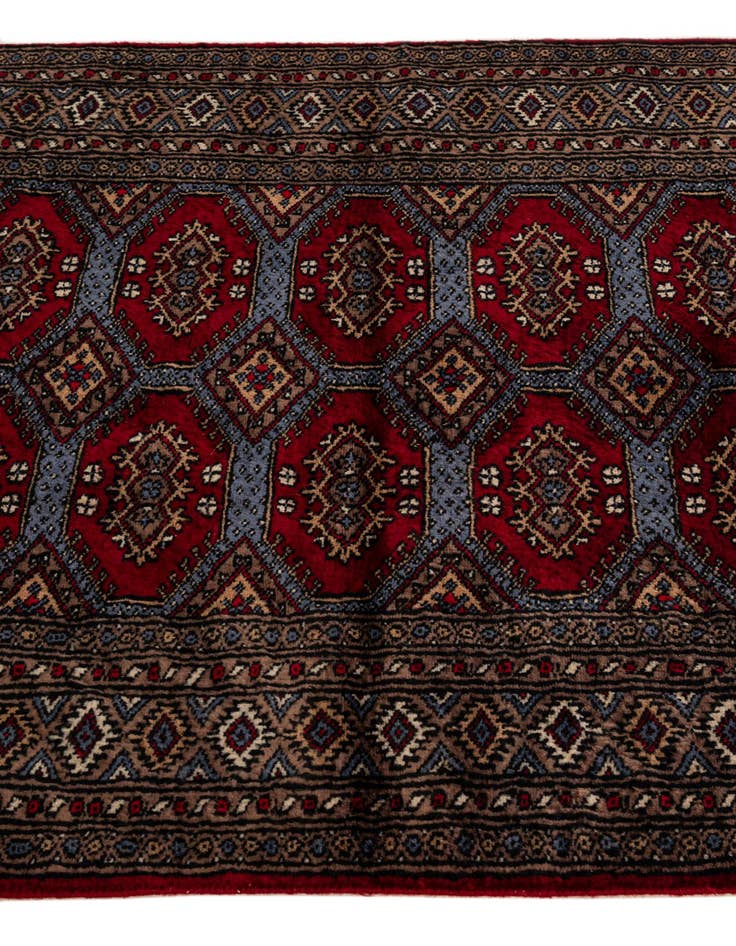 Detail image of  3' x 5' 1  Hand Knotted Bokhara Oriental Wool Rug