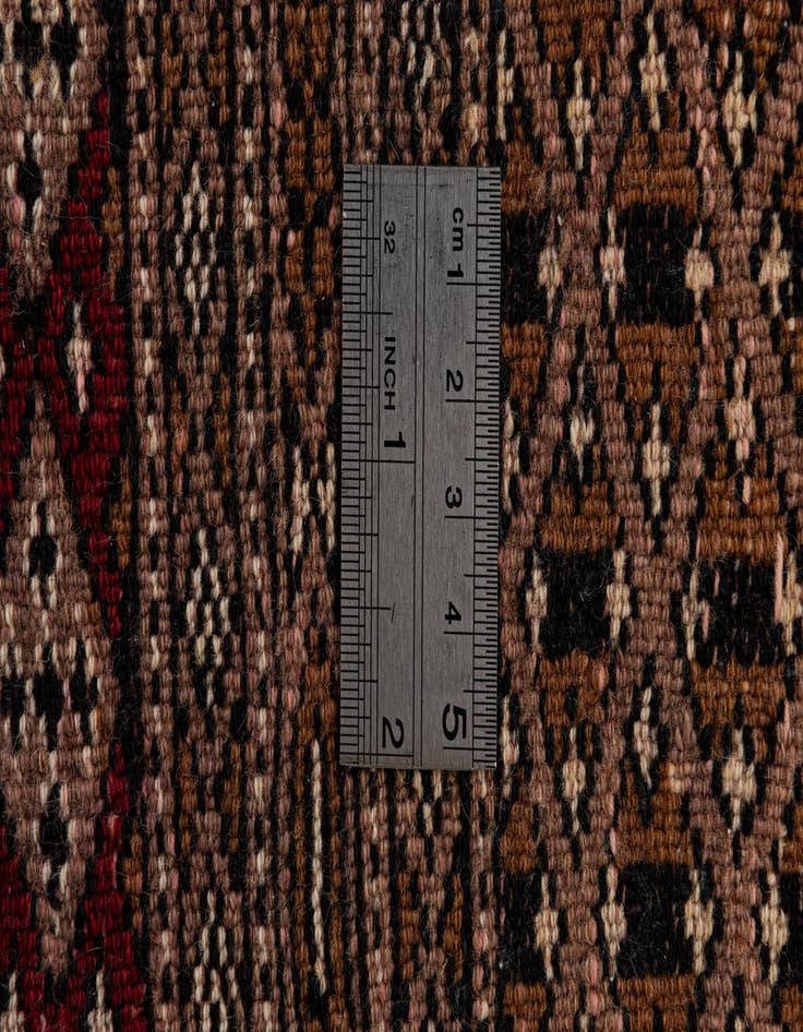 Detail image of  4' 2 x 5' 10  Hand Knotted Bokhara Wool Rug