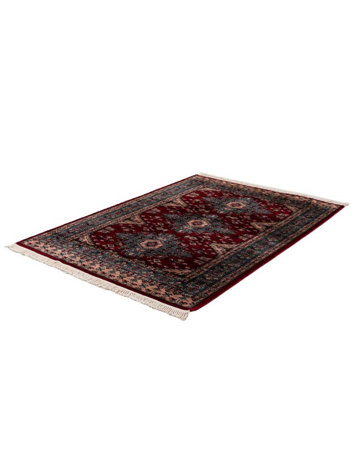 Detail image of  4' 2 x 6'  Hand Knotted Bokhara Oriental Wool Rug