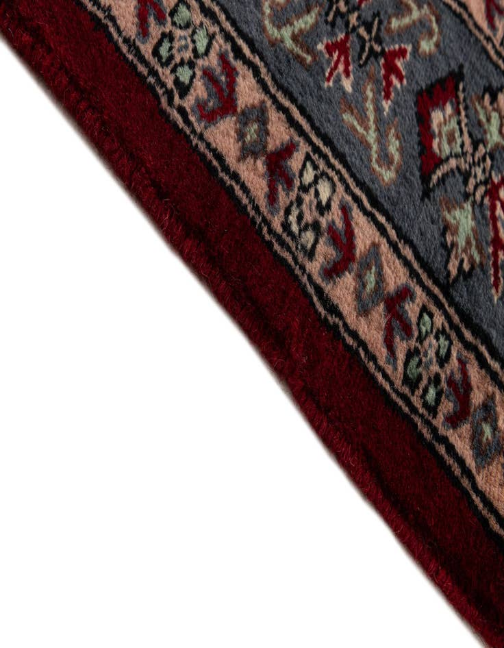 Detail image of  4' 2 x 6'  Hand Knotted Bokhara Oriental Wool Rug