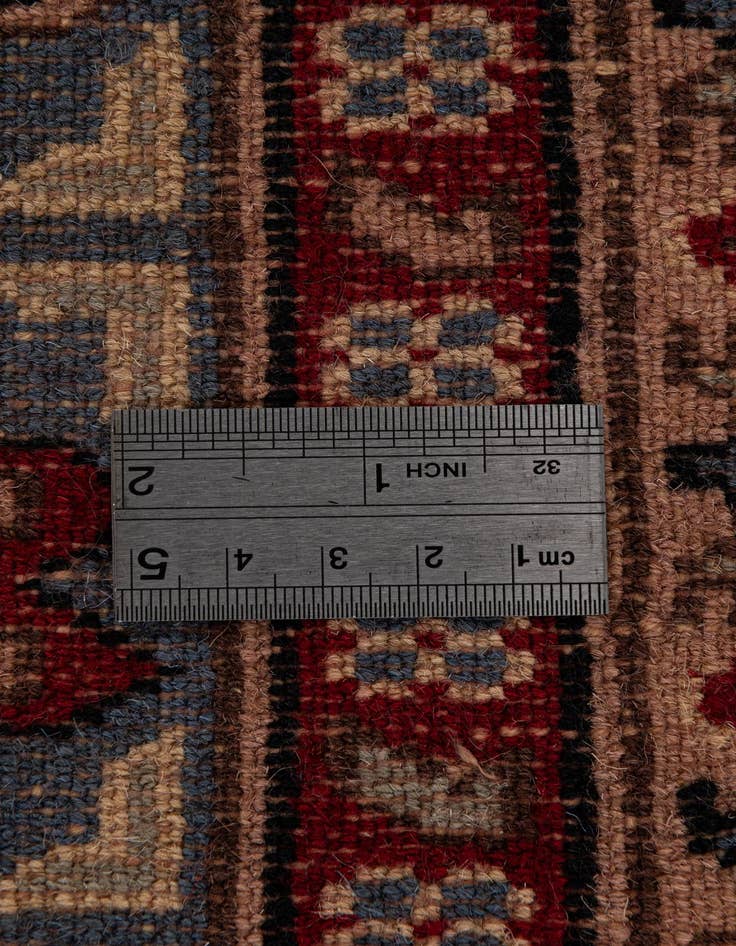 Detail image of  4' 3 x 6'  Hand Knotted Bokhara Oriental Wool Rug